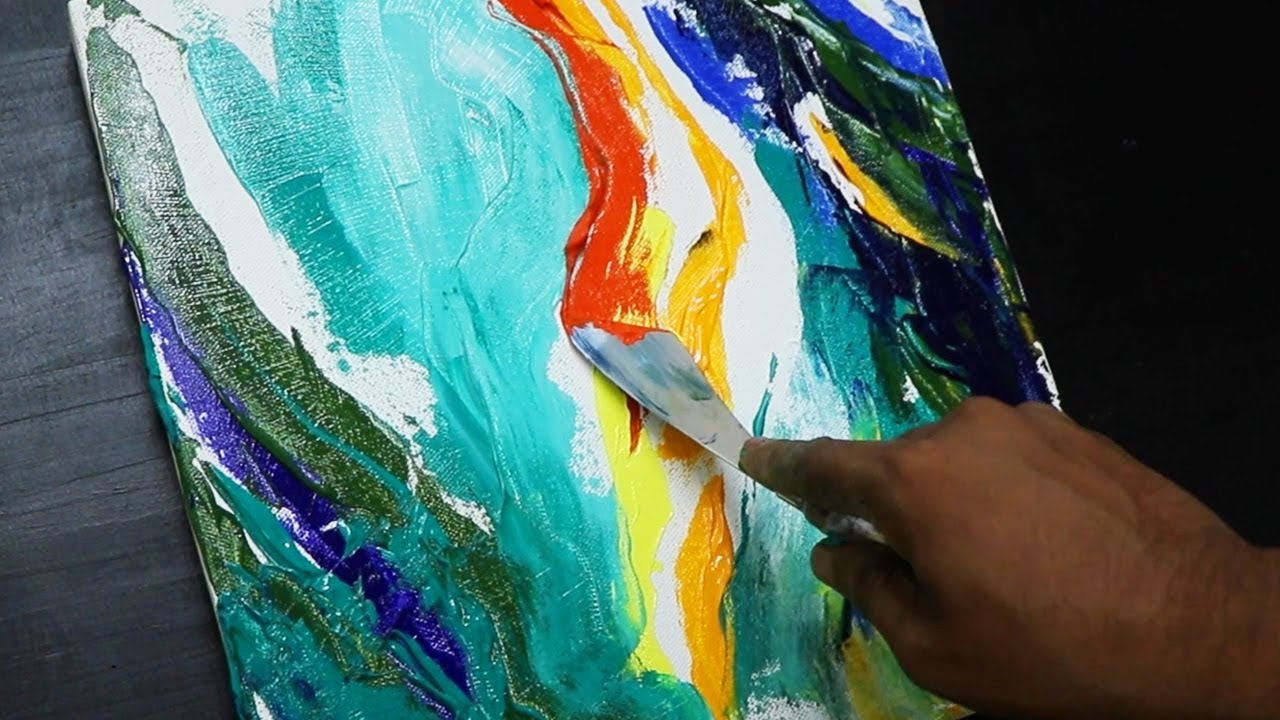 Abstract Painting Tutorial Youtube