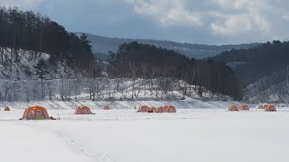 20210211 岩洞湖氷上ワカサギ釣り＃４