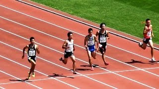 2012全中陸上千葉 男子200m 予選3組 2012 08 20