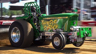 Tractor Pulling 2024: Super Farm Tractors: Goshen, IN. Elkhart County Fair Pro Pulling League.