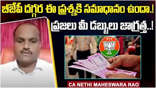 Why RBI Withdrawl 2000 Notes? | CA Nethi Maheswara Rao Reveals Facts Behind RBI 2000 rs Note Ban