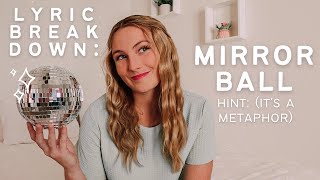 Taylor Swift MIRRORBALL Lyric Breakdown 🪩✨ - for all my people pleasers & burnt-