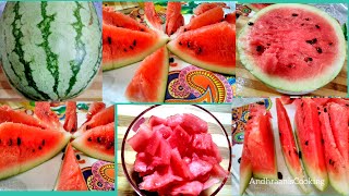 How to cut water melon in  easy way|పుచ్చకాయ తెలీక  గా ఎలా cut చేసుకోవాలో  చూడండి.