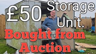 I bought a container unseen for £50 including contents from Auction.