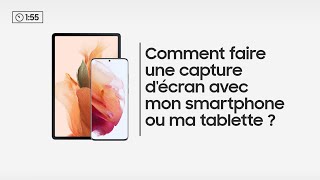 How to: Comment faire une capture d'écran avec mon smartphone ou ma tablette ? | Samsung