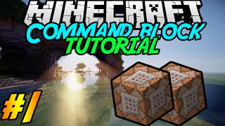 Command block Tutorial #1 | What can a command block do? + Useful tips! | Minecraft 1.8