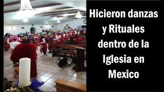 Profanación en el Templo😱 Rituales dentro de Iglesia Católica en Plena Fiesta de Virgen de Guadalupe