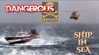 DANGEROUS😱‼️ SHIP in STORM🌊 Kapal Besar Melawan Cuaca Buruk Di Lautan Lepas