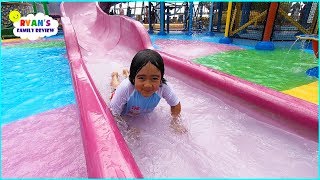 Water Parks for Kids and Splash Pads with Ryan's Family Review!