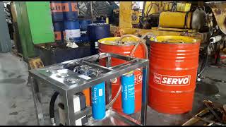 Hydraulic Lube Oil Filtration Cart by Microfiltration Solutions