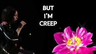 Creep - Billie Eilish (cover) | lyric video