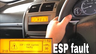 ESP fault PEUGEOT 407 || bengkel peugeot kamil motor