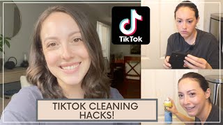 TESTING VIRAL TIKTOK CLEANING HACKS! / Which ones worked and which ones were a flop!?