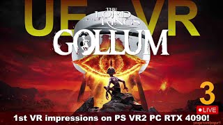 🎄Pt.3 The Lord of the Rings VR: Gollum [Barad-Dur Mines] on PS VR2 PC RTX 4090 Live UEVR🎁 Gameplay!