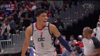 Rui Hachimura hits clutch DAGGER & Wizards crowd is going nuts | 76ers vs Wizards G4