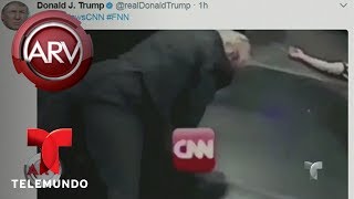 Controversia por polémico video publicado por Trump | Al Rojo Vivo | Telemundo