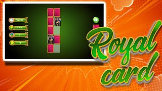 Royal Card || Construct 3 Game Template || Source code