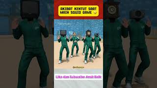 Akibat Teman Kentut Saat Main Squid Game 🤣⁉️ #minecraft #squidgame #squidgame2