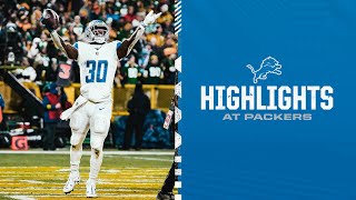 A historic night for Jamaal Williams and the Lions versus the Packers | Week 18 Highlights