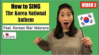 Learning the Korea National Anthem 2-How to sing