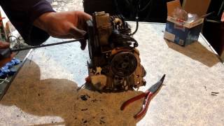 Stihl ms200 Chainsaw rebuild farmer tec top end part 1