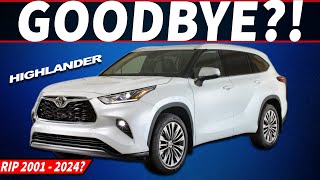 Toyota Highlander Sales Have SUNK // Will it be Discontinued?!