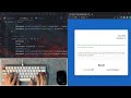 ASMR Programming - JavaScript Type Test App Coding - No Talking