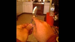 Blacksmith folding knife