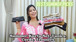 Latest Summer Smart Kurta Set, Tunics, Cords, Trousers Haul l Dream Simple