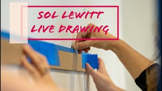 Sol LeWitt LIVE Drawing installation at MAG day 5 11/19/22