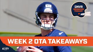Bo Nix throwing “extremely well” & Marvin Mims making BIG plays at Denver Broncos OTA practice