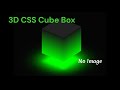 CSS 3D Glowing Cube Animation Effects: Step-by-Step Tutorial for Stunning Visuals