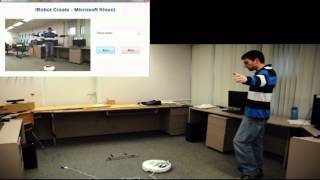iRobot-Human-Kinect Interface