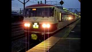 ＪＲ東日本　157系風185系電車　特急「草津6号」　新前橋駅発車　2012/03/01