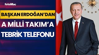Başkan Recep Tayyip Erdoğan, Hırvatistan Galibiyeti Sonrası Milli Takımı Tebrik Etti!