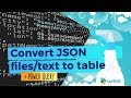 Convert JSON strings to tables in Power Query/ Power BI