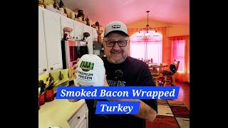 Smoked Turkey Breast - Bacon Wrapped With Fresh Herbs For Thanksgiving