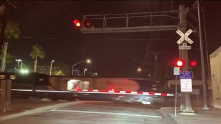 Amtrak CDTX 2111 Pacific Surfliner #584 Northbound, West Palm Street Crossing, San Diego CA