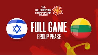 Israel v Lithuania | Full Basketball Game | FIBA U16 European Championship 2022