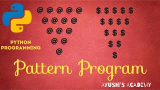 Python pattern programs |printing star'*' ,numeric in Reverse Pyramid Shape.