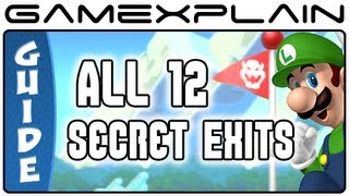 Every Secret Exit in New Super Luigi U (All 12) - Guide & Walkthrough