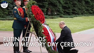 Russian President Putin lays wreath to mark Nazi invasion of Soviet Union in World War II