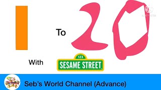 Sesame Street Elimination Numbers 1-20 animation (My Version)