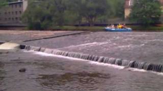 Rafting on Jizera river - women