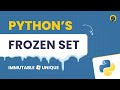 Python Frozen Set Data Structure Tutorial