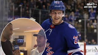 Adam Fox talks about the offseason \u0026 his goals for the Rangers this season