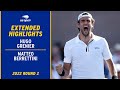 Hugo Grenier vs. Matteo Berrettini Extended Highlights | 2022 US Open Round 2