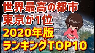 【海外の反応】東京が世界一！「最高の都市ランキング2020年版トップ10」で日本の首都が堂々１位！「僕でももちろん選ぶよ！」【ジャパンプライドch】