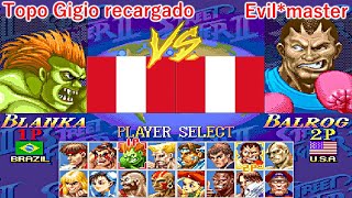 Hyper Street Fighter II: The Anniversary Edition - Topo Gigio recargado vs Evil*master