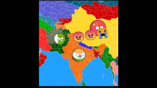 India gift Kashmir to Pakistan🇮🇳🇵🇰 ☺️#countryballs #india #pakistan #shorts #viral #youtubeshorts